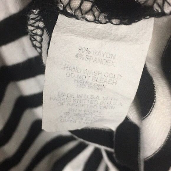 Soprano Mock Neck Sleeveless Striped Dress - Picture 3 of 4